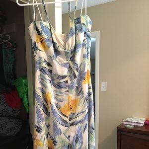 Crop Floral wide leg jumpsuit